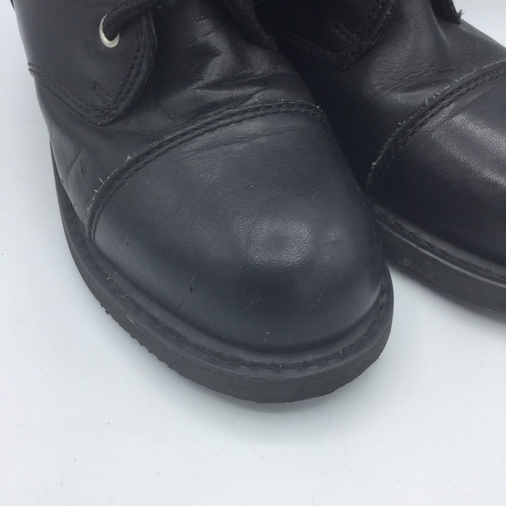 Harley Davidson Black Leather Riding Combat Boots - Picture 8 of 8